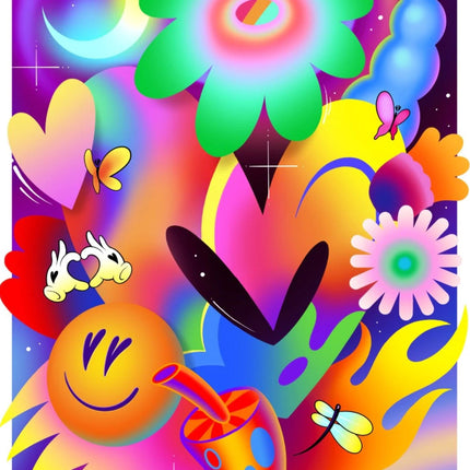 My Blossoming Heart Giclee Print by Jason Naylor- OPN Heart