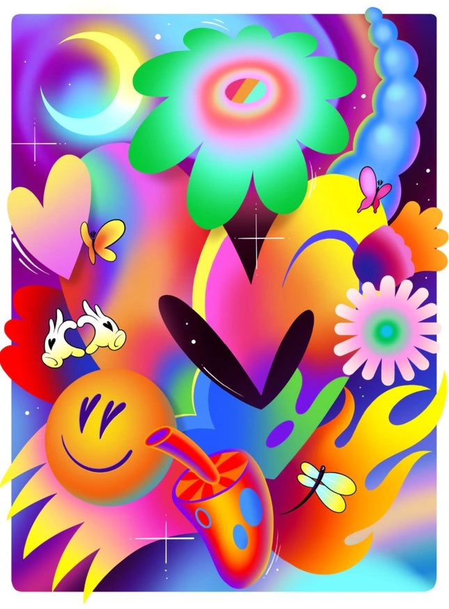 My Blossoming Heart Giclee Print by Jason Naylor- OPN Heart