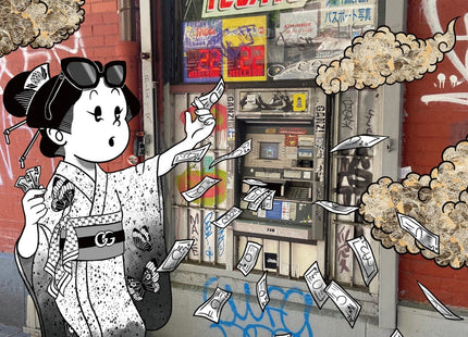 My Money! 18x24 Giclee Print by Shishidomia