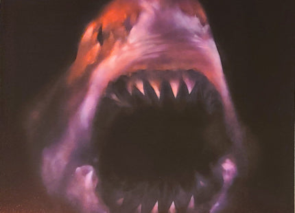 Nature Of Yang Fluorescent Red HPM Giclee Print by Shark Toof