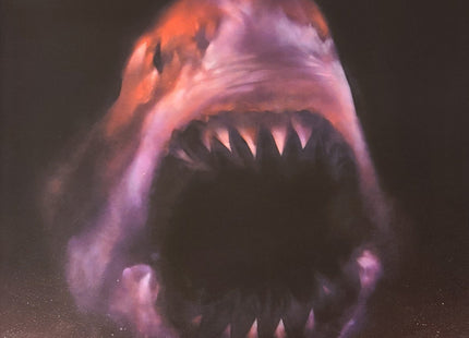 Nature Of Yang White Clear Red HPM Giclee Print by Shark Toof