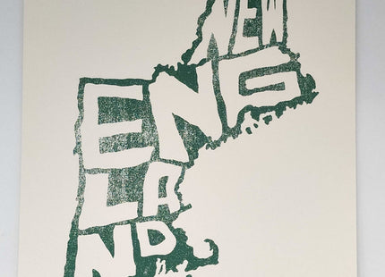 New England Silkscreen Print by Nate Duval