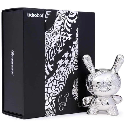New Money Metal Dunny Art Toy by Tristan Eaton