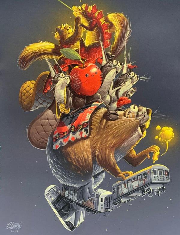 « Impression d'archives de la ville de New York » par Stom500