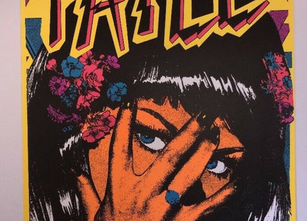 New York Invasion Blacklight Silkscreen Print by Faile