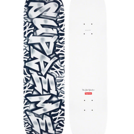 New York Yankees Airbrush White Skateboard Art Deck by Supreme