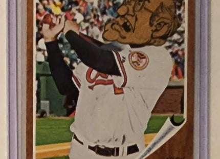 Nick Markakis Old Man Orioles Original Collage Baseball Card Art by Pat Riot