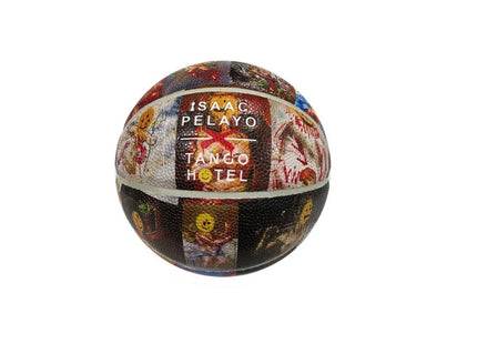 Night Angel Mini Basketball Art Object by Isaac Pelayo