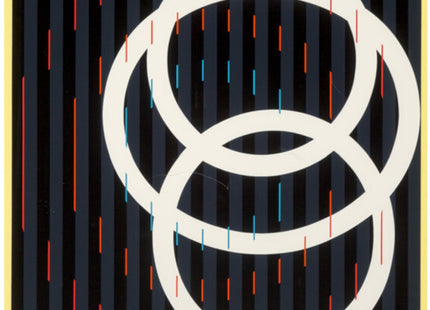 Night of the Falling Flowers Untitled Serigraph Print by Yaacov Agam