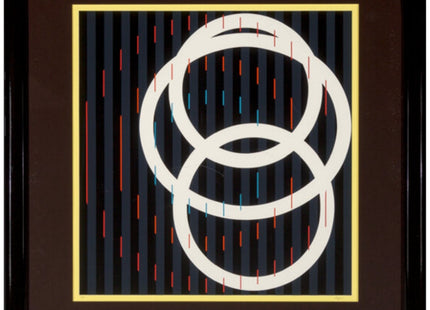 Night of the Falling Flowers Untitled Serigraph Print by Yaacov Agam