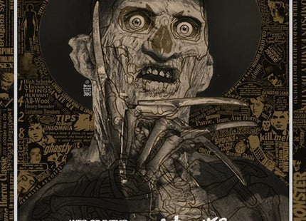 Nightmare on Elm St Midnight Evil Silkscreen Print by Brian Ewing