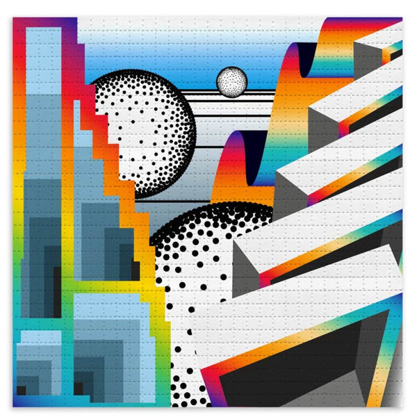 No Gravity Blotter Paper Archival Print par Angel Toren