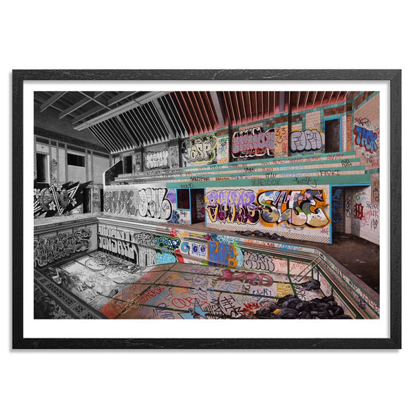 No Lifeguard On Duty Archival Print by Jessica Hess