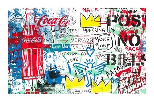 No Posts, No Bills 24x36 Paper Silkscreen Print by Mr Brainwash- Thierry Guetta