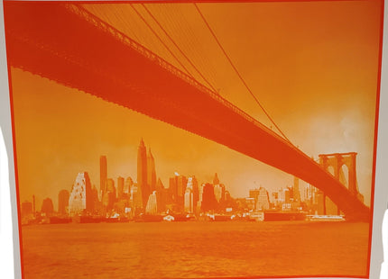 No Sleep Till Brooklyn #19- Light Orange - Sprayed Paint Art Collection