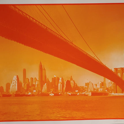 No Sleep Till Brooklyn #19- Light Orange - Sprayed Paint Art Collection