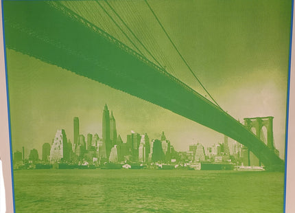 No Sleep Till Brooklyn #37- Green - Sprayed Paint Art Collection