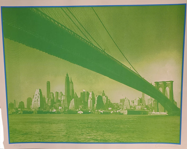No Sleep Till Brooklyn #37 Serigrafía verde de Tim Oliveira