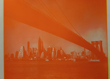 No Sleep Till Brooklyn #39- Bright Orange - Sprayed Paint Art Collection