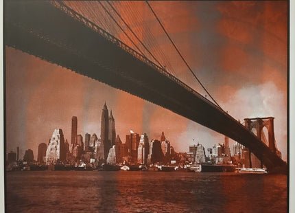 No Sleep Till Brooklyn #59- Red Black - Sprayed Paint Art Collection