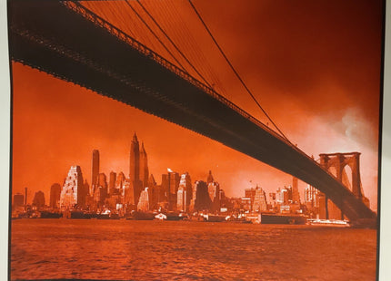 No Sleep Till Brooklyn #6- Red - Sprayed Paint Art Collection