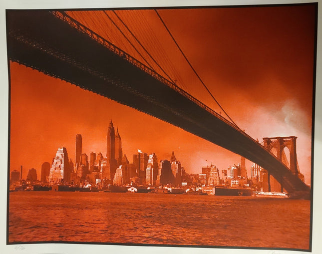 No Sleep Till Brooklyn #6- Red - Sprayed Paint Art Collection