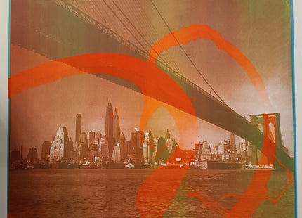 No Sleep Till Brooklyn #68- Red Brown - Sprayed Paint Art Collection