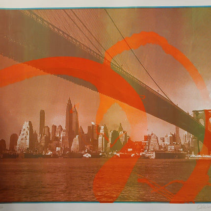 No Sleep Till Brooklyn #68- Red Brown - Sprayed Paint Art Collection