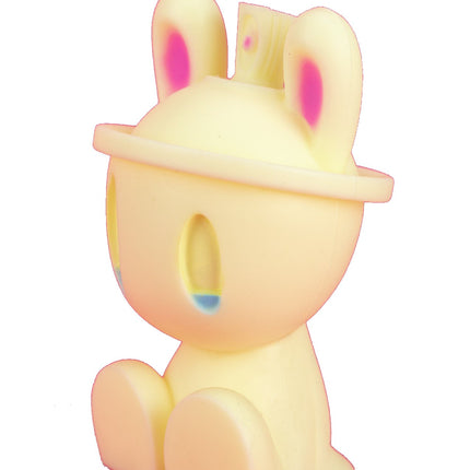 [Not]WhiteChoc Bunnybot Canbot Canz Art Toy by Czee13
