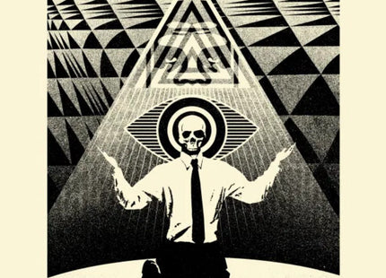 Obey Conformity Trance- Black Silkscreen Print by Shepard Fairey- OBEY