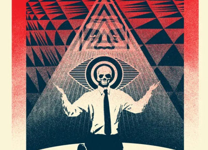 Obey Conformity Trance- Red Silkscreen Print by Shepard Fairey- OBEY