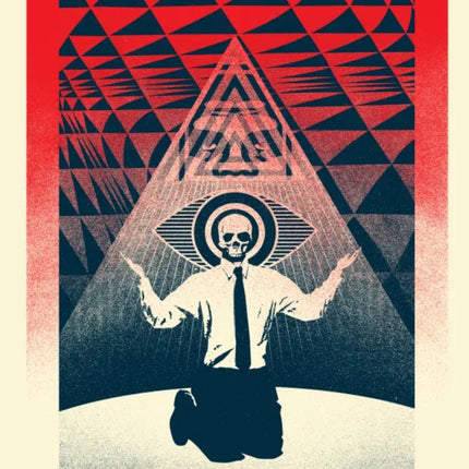 Obey Conformity Trance- Red Silkscreen Print by Shepard Fairey- OBEY