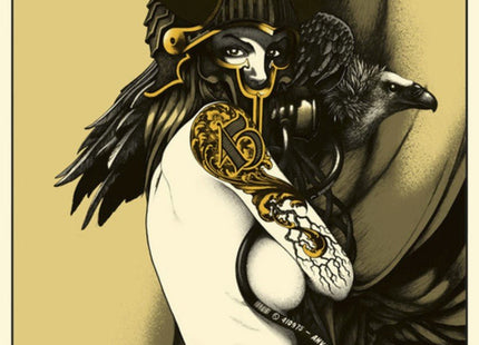 Obsidian 01- 45 HPM Silkscreen Print by Justin Anville