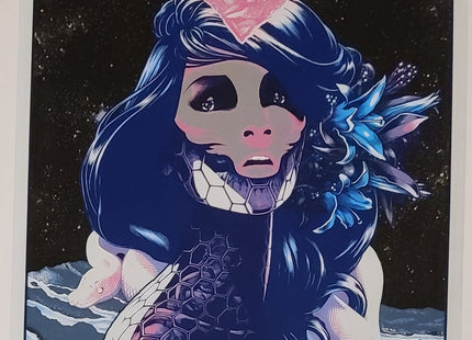 Obsidian 4 Dysnomia Foil HPM Silkscreen Print by Justin Anville