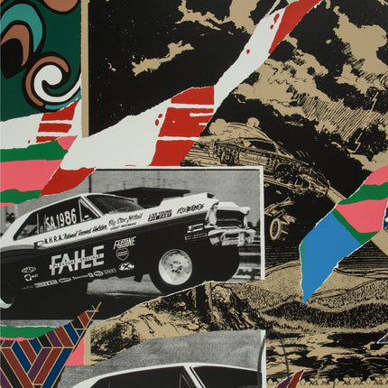 Off On A Fast One Silkscreen Print by Faile