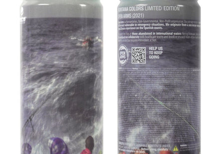 Open Arms Light Red Spray Paint Can Artwork by Montana MTN