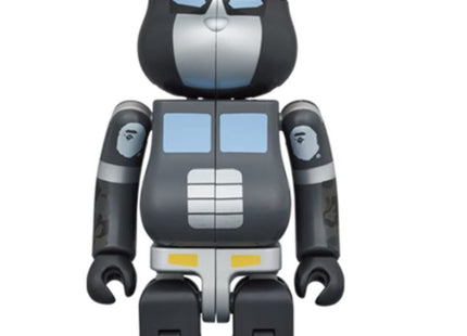 Optimus Prime Transformers Black 200% Be@rbrick x Bape- A Bathing Ape