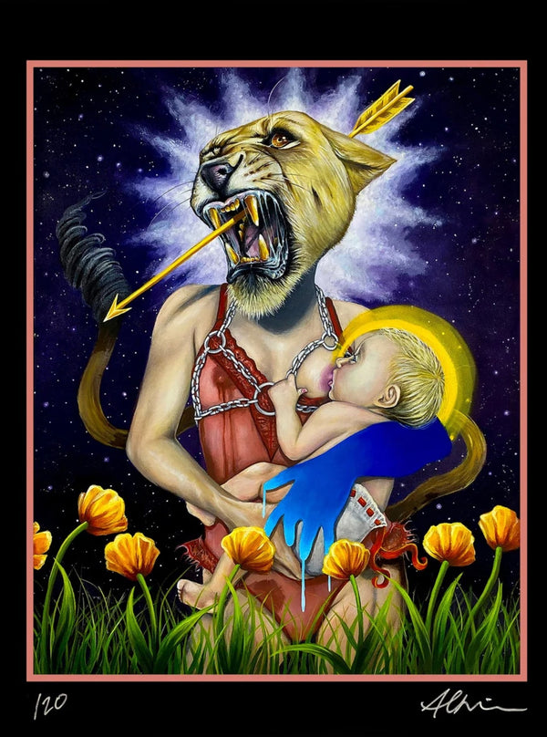 Fuera del espacio y el tiempo Giclee Print por Alexis Price