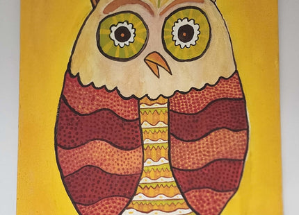 Owl Egg Earth Original Painting by Nate Duval