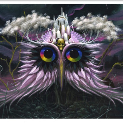 Owl Of Infinite Knowledge Archival Print by Jeff Soto