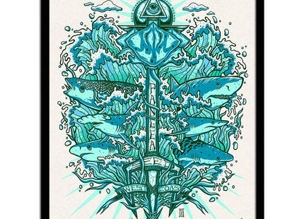 PangeaSeed West Coast Silkscreen Print by Jim Mazza