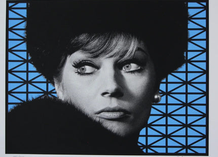 Paranoia Blue Silkscreen Print by Tim Oliveira