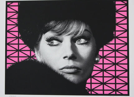 Paranoia Hot Pink Silkscreen Print by Tim Oliveira