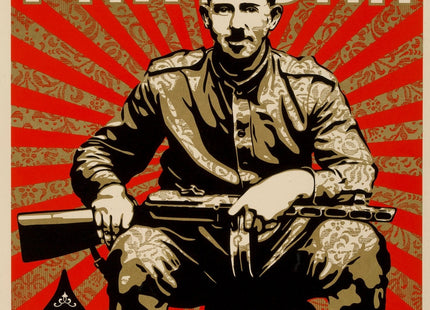 Partisan Silkscreen Print by Shepard Fairey- OBEY