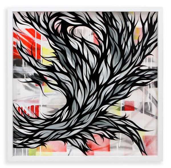 Paths We Pave Original Spray Paint Acrylic Painting by Malt