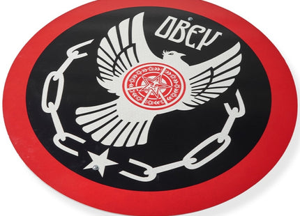 Peace & Freedom Dove Metal Street Sign Print by Shepard Fairey- OBEY