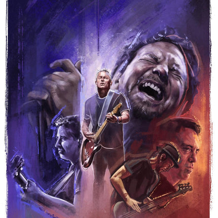 Pearl Jam AP Giclee Print by Robert Bruno