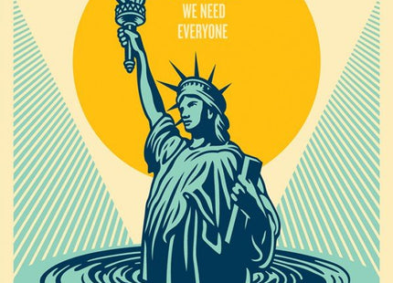 Peoples Climate March- To Change Everything We Need Everyone Silkscreen Print by Shepard Fairey- OBEY