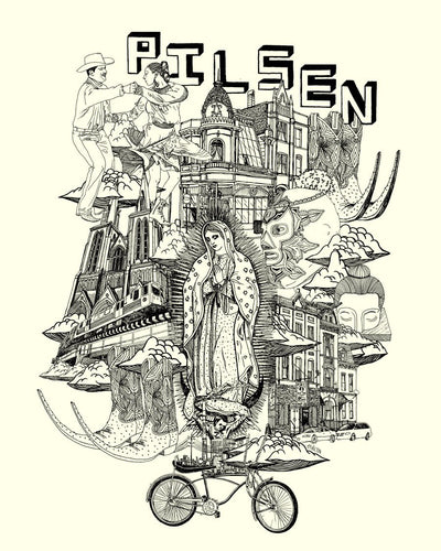 Pilsen AP Silkscreen Print by Ian Ferguson- Hydeon