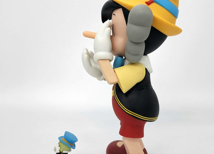 Pinocchio & Jiminy Cricket Disney Companion Fine Art Toy by Kaws- Brian Donnelly